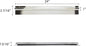 Stainless Steel No Clip Check Holder Ticket Rack- Restaurant Ticket Holder Receipt Holder Order Ticket Holder Ticket RackBill Orders Display Rail for Kitchen Cafes Bar Restaurants