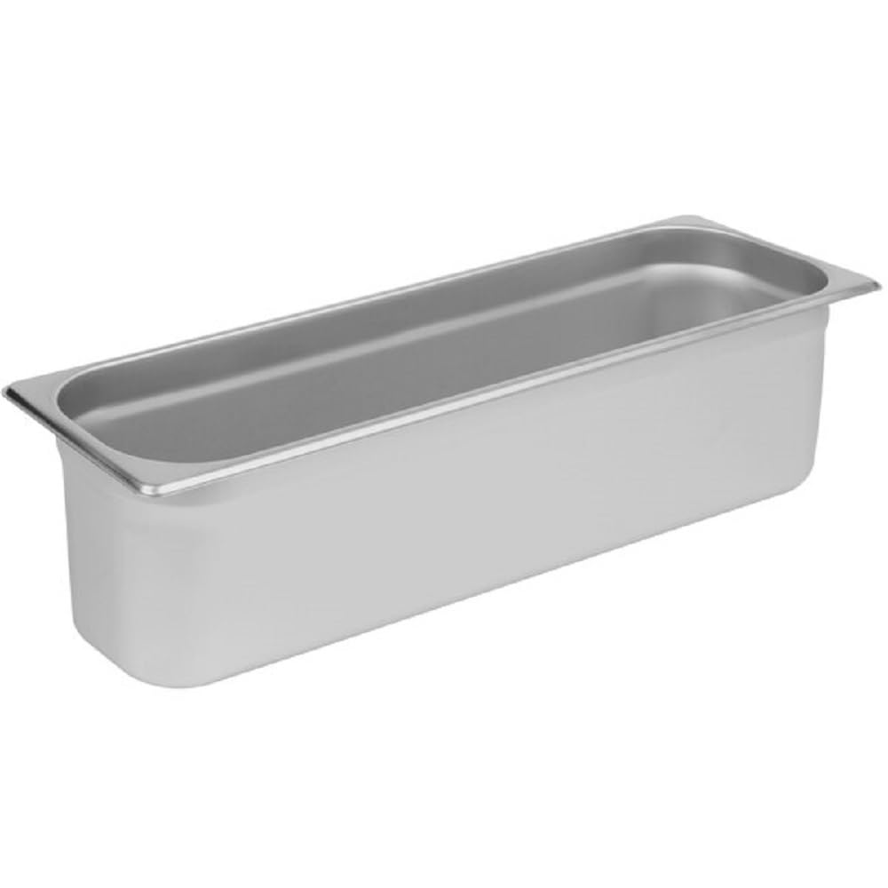 Deep Stainless Steel Anti-Jamming Steam Pan 22 Gauge- Chafing Steam Table Pans Catering Food Storage Metal Pan Hotel Pan for Restaurant Events Catering Use