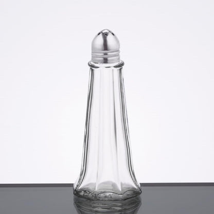 Tower Salt Pepper Shakers with Glass Body Stainless Steel Top - Salt Shaker Salt Pepper Shakers Glass Spice Jars Accessories for Wedding Party Restaurant Home Kitchen