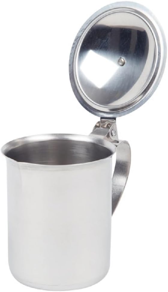 10 oz. Stainless Steel Creamer Server Set of 2- for Milk Coffee Cream Salad Dressing Maple Syrup Sugar Espresso Machine for Restaurant Cafes Home Used