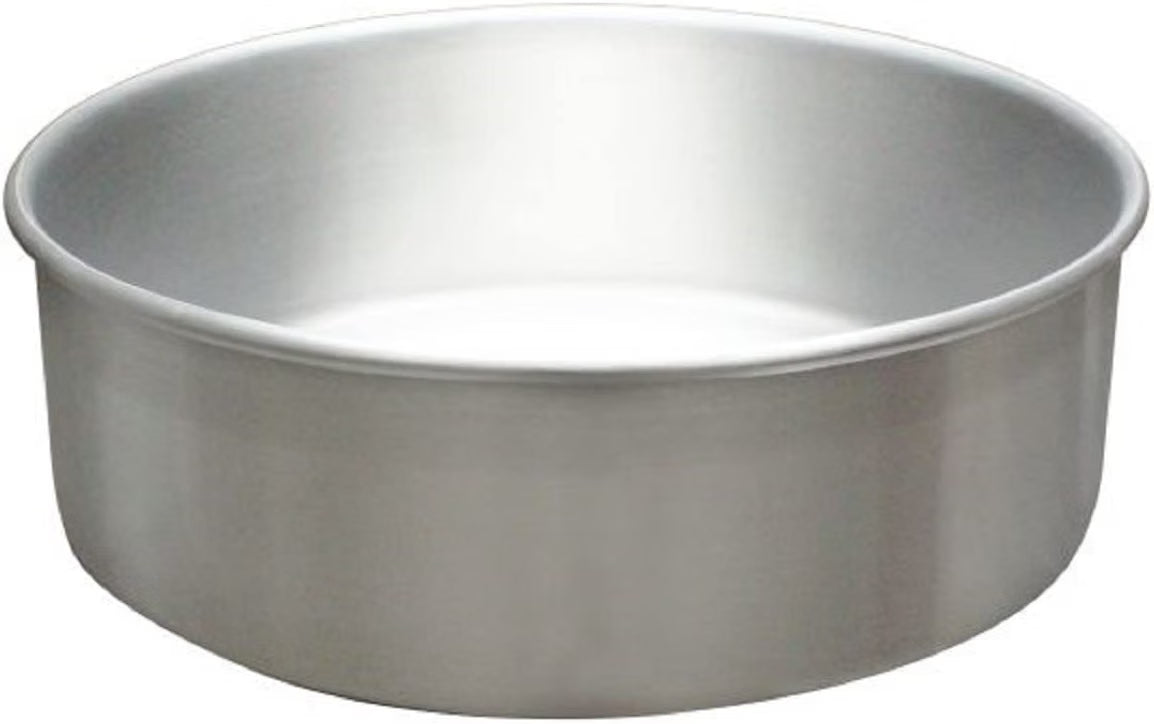 Aluminum Round Layer Cake Baking Pan Set of 3 - Bakeware for Cake Pizza Layer Cake Pans Easy Releasing Cake Baking Pans Circle Cake Pans Cake Tin Cheesecake Mold