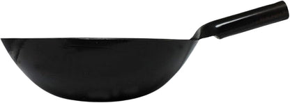Iron Taiwan Wok - Large Wok Stir Fry Pan for Chinese Japanese and Cantonese Cuisine Stir Fry Pans Traditional Woks Grilling Frying Steaming Made in Taiwan