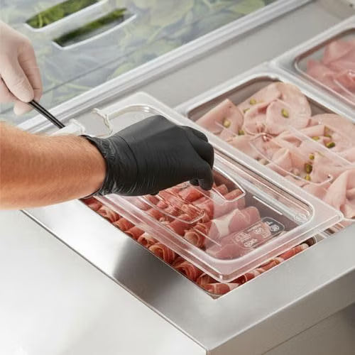 Solid Polycarbonate Food Pan Lid - Food Storage Container Cover Restaurant Commercial Hotel Pans Cover for Food Prep Fruits Vegetables Beans Corns