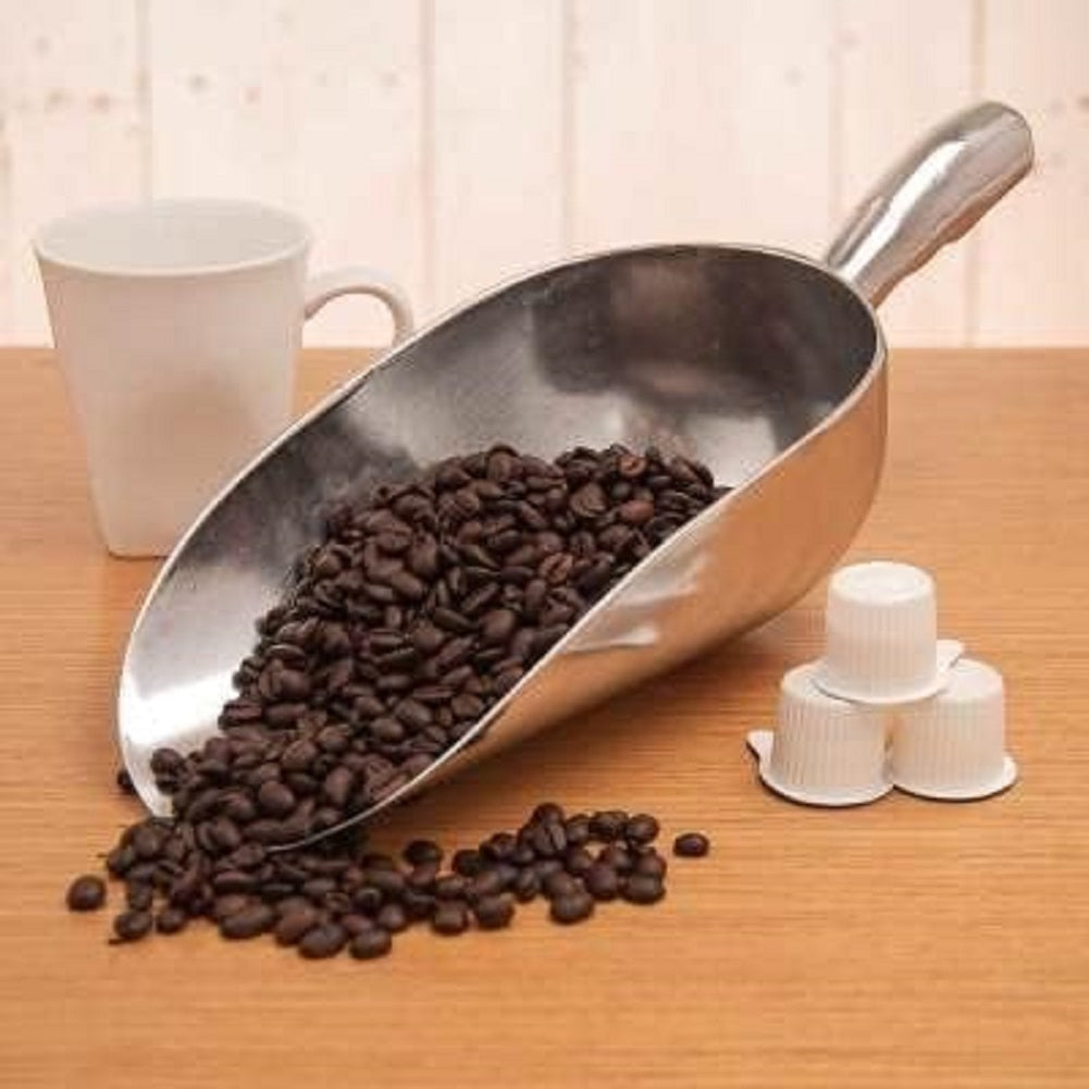 Aluminum Scoops with Contoured Handle - for Bar Ice Flour Utility Scoop Kitchen Ice Scooper for Ice Maker Popcorn Scoop Food Scoops for Bar Party Wedding
