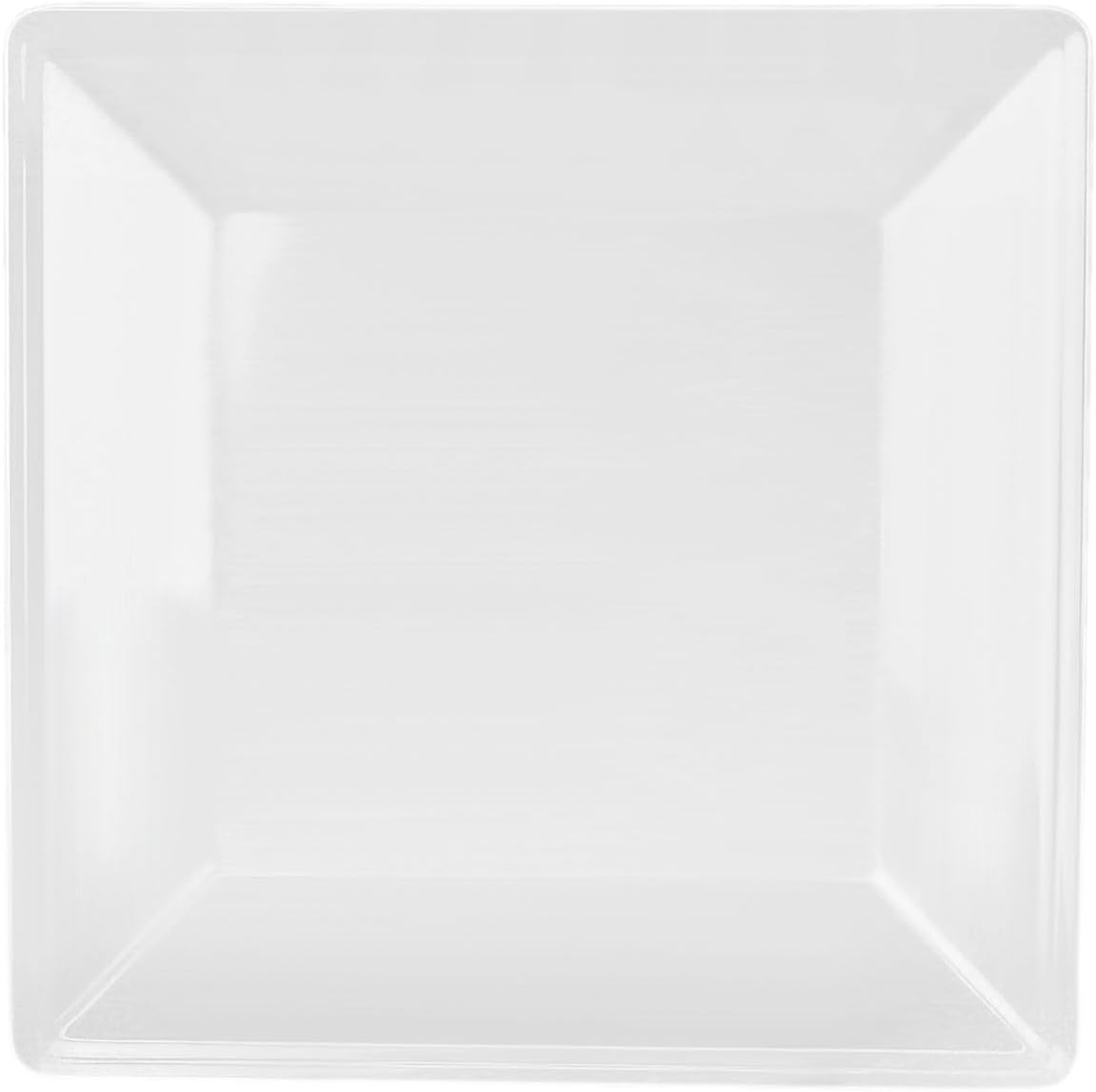 Square Plate Passion Melamine - Dinner Plates Reusable Dishes Plates Perfect for Dishes Dishwasher Safe Break-Resistant