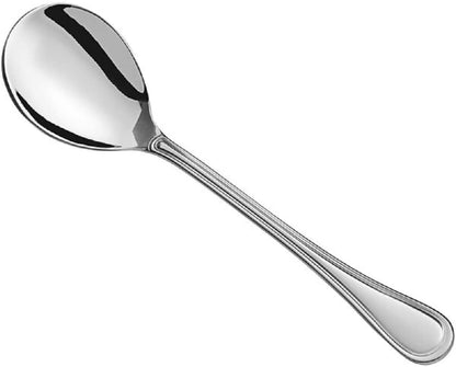 Luxor Spoon Stainless Steel Set of 2- Serving Utensils Spoon Flatware Basting Serving Cutlery Kitchen Tableware Buffet Serving Utensils for Home Kitchen and Restaurant
