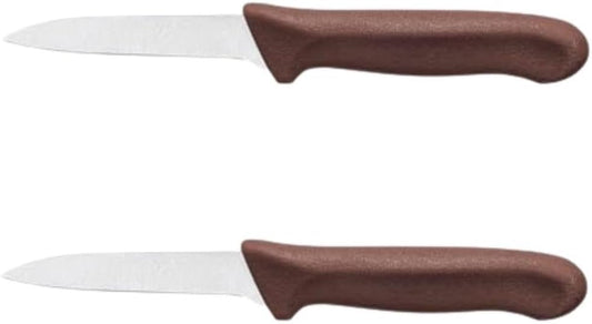 Blade Paring Knife German Steel Handle Set of 2- Small Fruit Knife Razor Sharp Pairing Knives Kitchen Knives for Fruits Vegetables Home Kitchen Restaurants