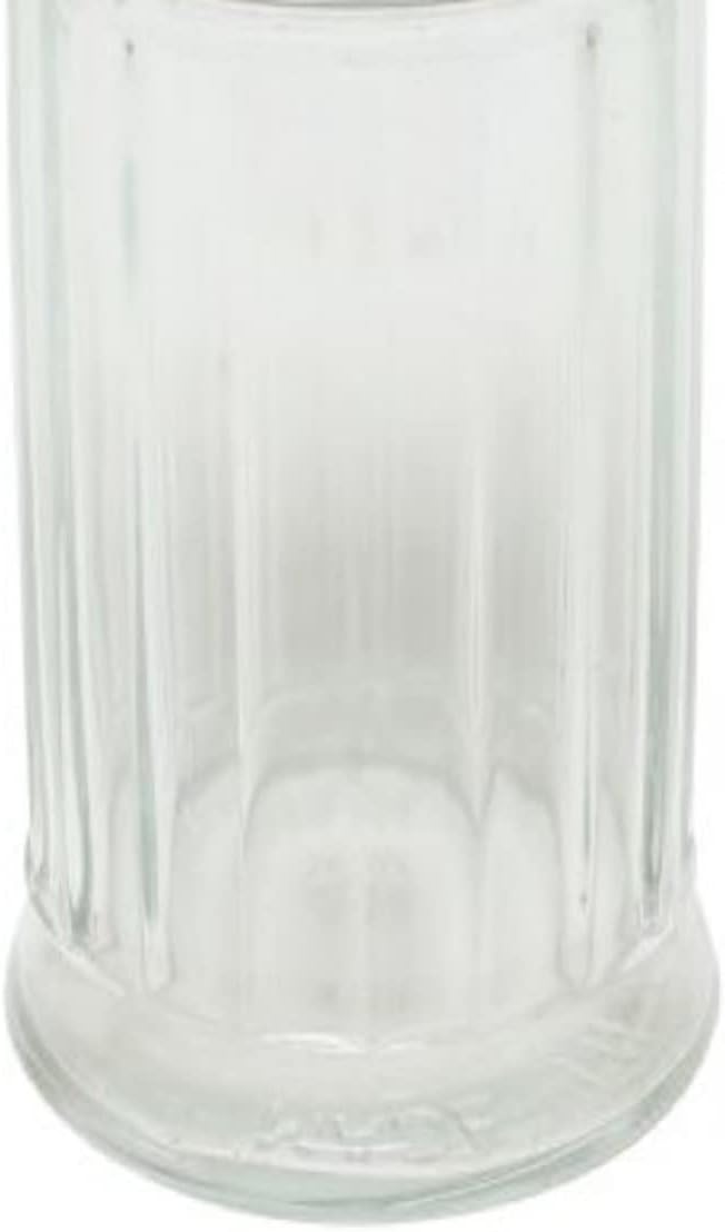 12 oz. Sugar Cheese Shaker Pourer with Stainless Steel  Set of 12- Paneled design Sugar Cinnamon Sugar Pepper Powder Cocoa Shaker for Kitchen and Restaurants