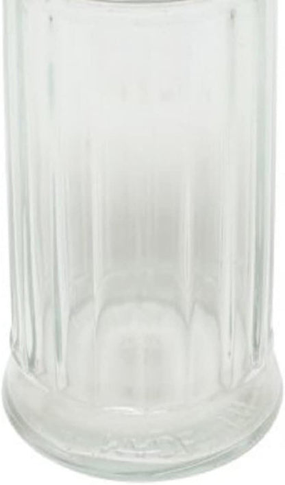 12 oz. Sugar Cheese Shaker Pourer with Stainless Steel  Set of 12- Paneled design Sugar Cinnamon Sugar Pepper Powder Cocoa Shaker for Kitchen and Restaurants