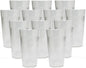 Belize Tumbler/Drinking Cups Green Polycarbonate Set of 12 - Premium Iced Tea Glasses Stackable Reusable Drinking Glasses Dishwasher Safe Break-Resistant for Home Restaurants