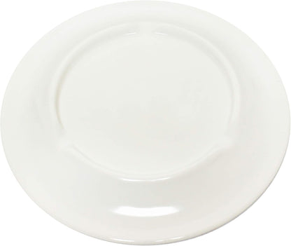 Jazz Round Dinner Plates Wide Rim Melamine Set of 12- Dishwasher Safe Break-Resistant Reusable Plates Kitchen Plates Dinnerware Dishes for Kitchen