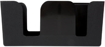 6 Compartment Bar Caddy 9-1/2" x 5-3/4" x 4-1/8" Black Color - Condiment Dispenser Countertop Organizer Condiment Supplies Holder for Home Work Restaurant