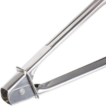 Stainless Steel Utility Tong with Silicone Tips Handles - Non-Slip Silicone Sliding Locking Ring Cooking Tongs Kitchen Tongs Metal BBQ Tongs Perfect for Home and Restaurants