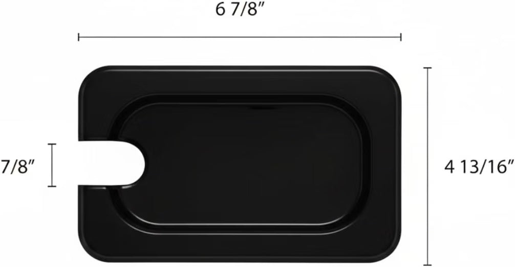Solid Polycarbonate Food Pan Lid - Food Storage Container Cover Restaurant Commercial Hotel Pans Cover for Food Prep Fruits Vegetables Beans Corns