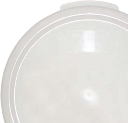 Round Food Storage Container Translucent Polypropylene- Commercial Food Storage Containers Meal Prep Containers Reusable Food Containers for Pantry Kitchen Storage Organization