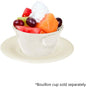 5-1/2” Saucer Melamine Set of 12 for Bouillon Cup/Mug Cup - Dishwasher Safe Break-Resistant Appetizer Dessert Plates Coffee Cup Saucers Drinkware Home Cafe Restaurants