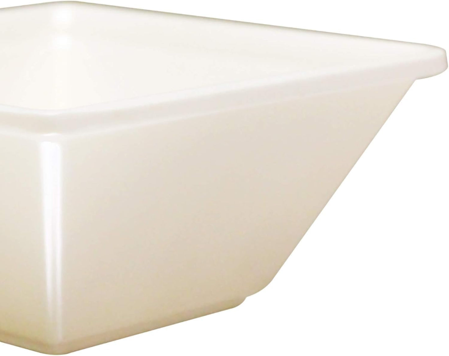 Square Bowl Passion Melamine - Dishwasher Safe Break-Resistant Serving Bowl Soup Bowl for Salads Rice Pasta Dessert Side Dishes Home Restaurants