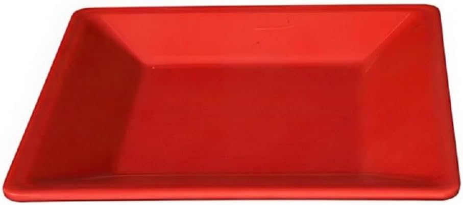 Square Plate Passion Melamine - Dinner Plates Reusable Dishes Plates Perfect for Dishes Dishwasher Safe Break-Resistant