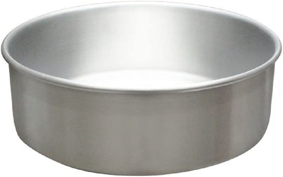 Aluminum Round Layer Cake Baking Pan Set of 3 - Bakeware for Cake Pizza Layer Cake Pans Easy Releasing Cake Baking Pans Circle Cake Pans Cake Tin Cheesecake Mold