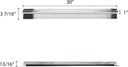 Stainless Steel No Clip Check Holder Ticket Rack- Restaurant Ticket Holder Receipt Holder Order Ticket Holder Ticket RackBill Orders Display Rail for Kitchen Cafes Bar Restaurants