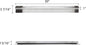 Stainless Steel No Clip Check Holder Ticket Rack- Restaurant Ticket Holder Receipt Holder Order Ticket Holder Ticket RackBill Orders Display Rail for Kitchen Cafes Bar Restaurants