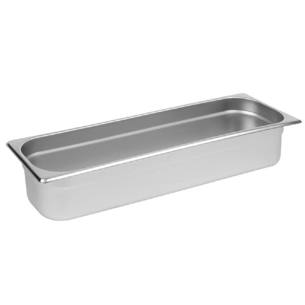 Deep Stainless Steel Anti-Jamming Steam Pan 22 Gauge- Chafing Steam Table Pans Catering Food Storage Metal Pan Hotel Pan for Restaurant Events Catering Use