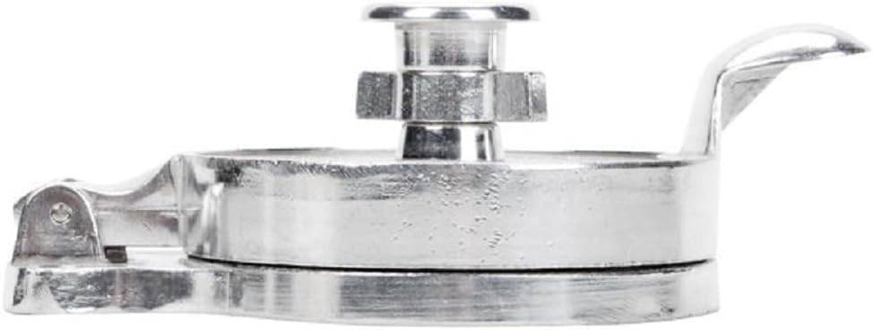 4-1/2" Heavy Duty Adjustable Hamburger Press Aluminum- Adjustable from 1/8" to 3/8" Hamburger Press Patty Maker Meat Beef Cheese Veggie Burger Maker for Grill Griddle BBQ Barbecue
