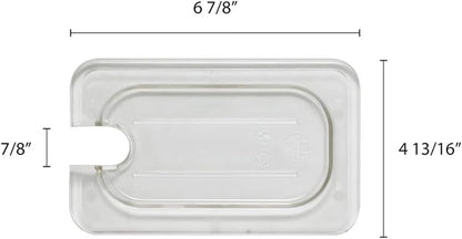 Solid Polycarbonate Food Pan Lid - Food Storage Container Cover Restaurant Commercial Hotel Pans Cover for Food Prep Fruits Vegetables Beans Corns