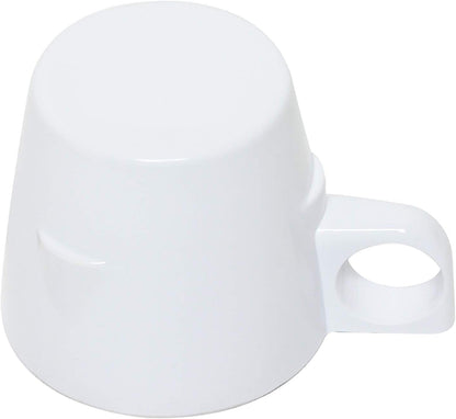 7 oz Stacking Cup Melamine Set of 12- Dishwasher Safe Break-Resistant Coffee Cup Set Reusable Plastic Cup for Latte Cappuccino Cocoa Hot Tea Mocha Home Cafe Restaurants