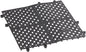 12" x 12" Interlocking Bar Mat Black Color - Bar Service Spill Mat Service Mat for Cocktail Bartender Glasses Drying Mat Perfect for Kitchen Countertop Bars Cafe Home & Restaurants