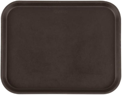 14" x 18" Rectangular Service Tray Fiberglass Non Slip Surface Service Trays Restaurant Tray Plastic Food Meals Server Tray for Home Kitchen Restaurant Cafeteria Bar Hotel