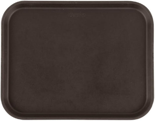 14" x 18" Rectangular Service Tray Fiberglass Non Slip Surface Service Trays Restaurant Tray Plastic Food Meals Server Tray for Home Kitchen Restaurant Cafeteria Bar Hotel