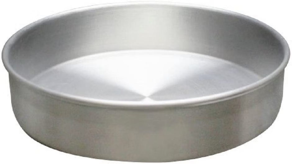 Aluminum Round Layer Cake Baking Pan Set of 3 - Bakeware for Cake Pizza Layer Cake Pans Easy Releasing Cake Baking Pans Circle Cake Pans Cake Tin Cheesecake Mold