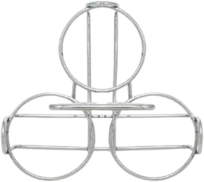 Condiment Jar Holder Iron Plated Hole Size: 3-3/8" Diameter - Condiment Rack Holder Table Caddy Tabletop Seasoning Spice Organizer for Home and Restaurant