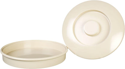8-1/4” Tortilla Server with Lid Melamine Set of 12 - Tortilla/Pancake Keeper Food Container Perfect for Keeping Tortillas Pancakes and Waffles Warm Dishwasher Safe