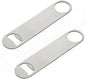 7" x 2" Heavy Duty Flat Bottle Opener Stainless Steel Set of 2 - Beer Openers Beverage Bottle Opener Beer Bottle Opener Pop Can Soda Can Opener for Kitchen Bar or Restaurant