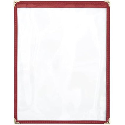 Single Restaurant Menu Covers 1 Page 2 View Set of 10- Crystal Clear Menu Covers Fits A4 Size Paper Menu Sleeve Menu Folder Menu Book Holders for Bar Cafe Restaurant