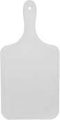 13-7/8" x 6-7/8" x 3/8" Utility Paddle Cutting Board White Plastic- Non-Skid Thick Plastic Chopping Board Cutting Boards for Meat Vegetables Dishwasher Safe Home Kitchen Restaurants