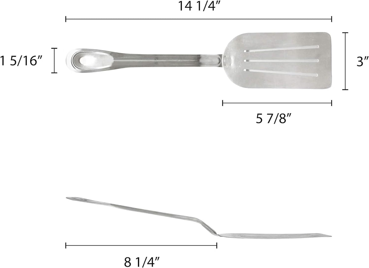 6" Stainless Steel Pancake Turner- Griddle Scraper Spatula Pancake Flipper Hamburger Turner for Outdoor Barbecue Turners Tools Food Service Home Restaurants