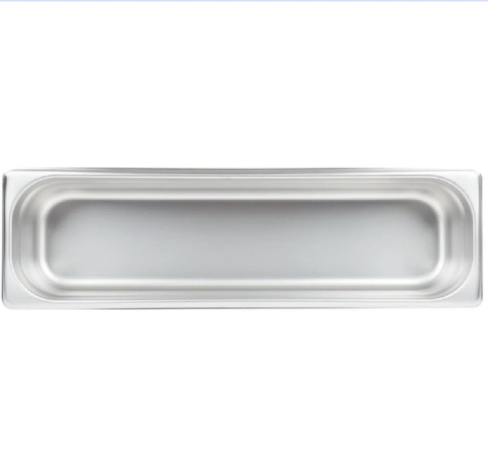 Deep Stainless Steel Anti-Jamming Steam Pan 22 Gauge- Chafing Steam Table Pans Catering Food Storage Metal Pan Hotel Pan for Restaurant Events Catering Use