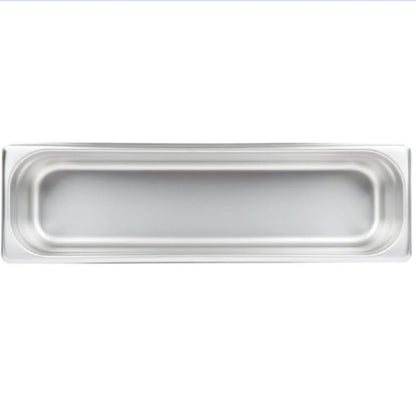 Deep Stainless Steel Anti-Jamming Steam Pan 22 Gauge- Chafing Steam Table Pans Catering Food Storage Metal Pan Hotel Pan for Restaurant Events Catering Use