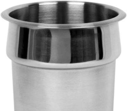 Stainless Steel Vegetable Inset Pan - for Soup Warmer and Soup Chafer Soup Pot Soup Station Applicable for Kitchen Hotel Catering Restaurant Buffet Parties Banquets