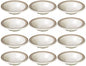 4 oz Arcadia Fruit Bowls Melamine Set of 12- Dishwasher Safe Break-Resistant Dinnerware Small Bowls for Side Dishes Dessert Soup Ice Cream Oatmeal Fruit Home Restaurants