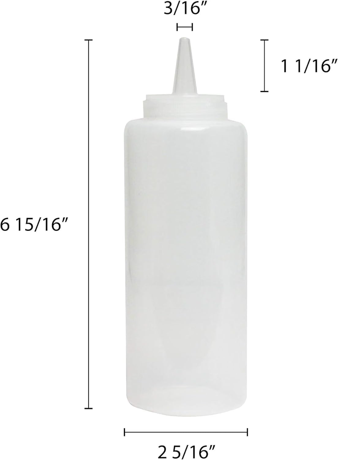 Set of 12 Squeeze Condiment Dispensing Bottles 8 oz - Plastic Squeeze Bottle For Sauces Spreads Ketchup Mustard Mayo Hot sauces and Olive oil