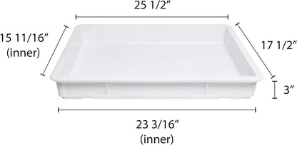 Pizza Dough Proofing Box Pizza Proofing Dough Pan Dough Proofing Box Tray Dough Box Dough Tray Pizza Dough Proofing Containers for Home Kitchen Restaurants
