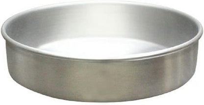 Aluminum Round Layer Cake Baking Pan Set of 3 - Bakeware for Cake Pizza Layer Cake Pans Easy Releasing Cake Baking Pans Circle Cake Pans Cake Tin Cheesecake Mold