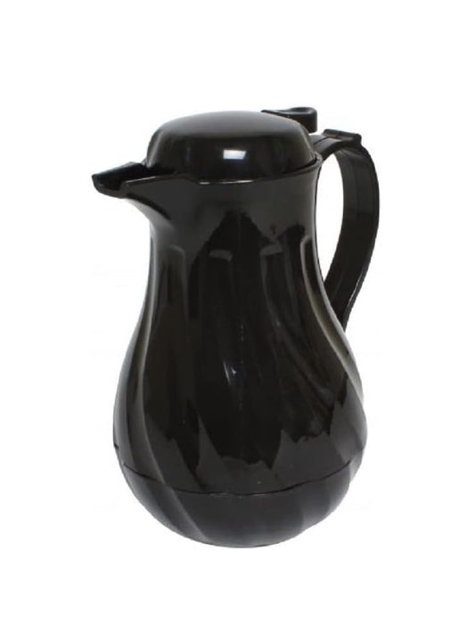 Swirl Double Wall Insulated Beverage Server - Thermal Coffee Carafe Server Pitcher Beverage Dispenser Coffee Water Tea Carafe for Keeping Hot Beverage