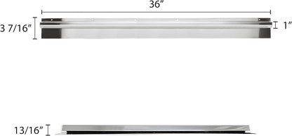 Stainless Steel No Clip Check Holder Ticket Rack- Restaurant Ticket Holder Receipt Holder Order Ticket Holder Ticket RackBill Orders Display Rail for Kitchen Cafes Bar Restaurants