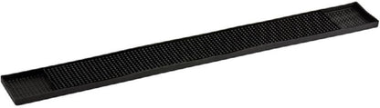 27" x 3-1/4" Long Rubber Bar Service No-Slip Mat- Bar Service Mat Service Mat Drying Bar Spill Mat for Counter Top Cafe Bar Kitchen Hotel Cocktail Perfect for Bars & Restaurants