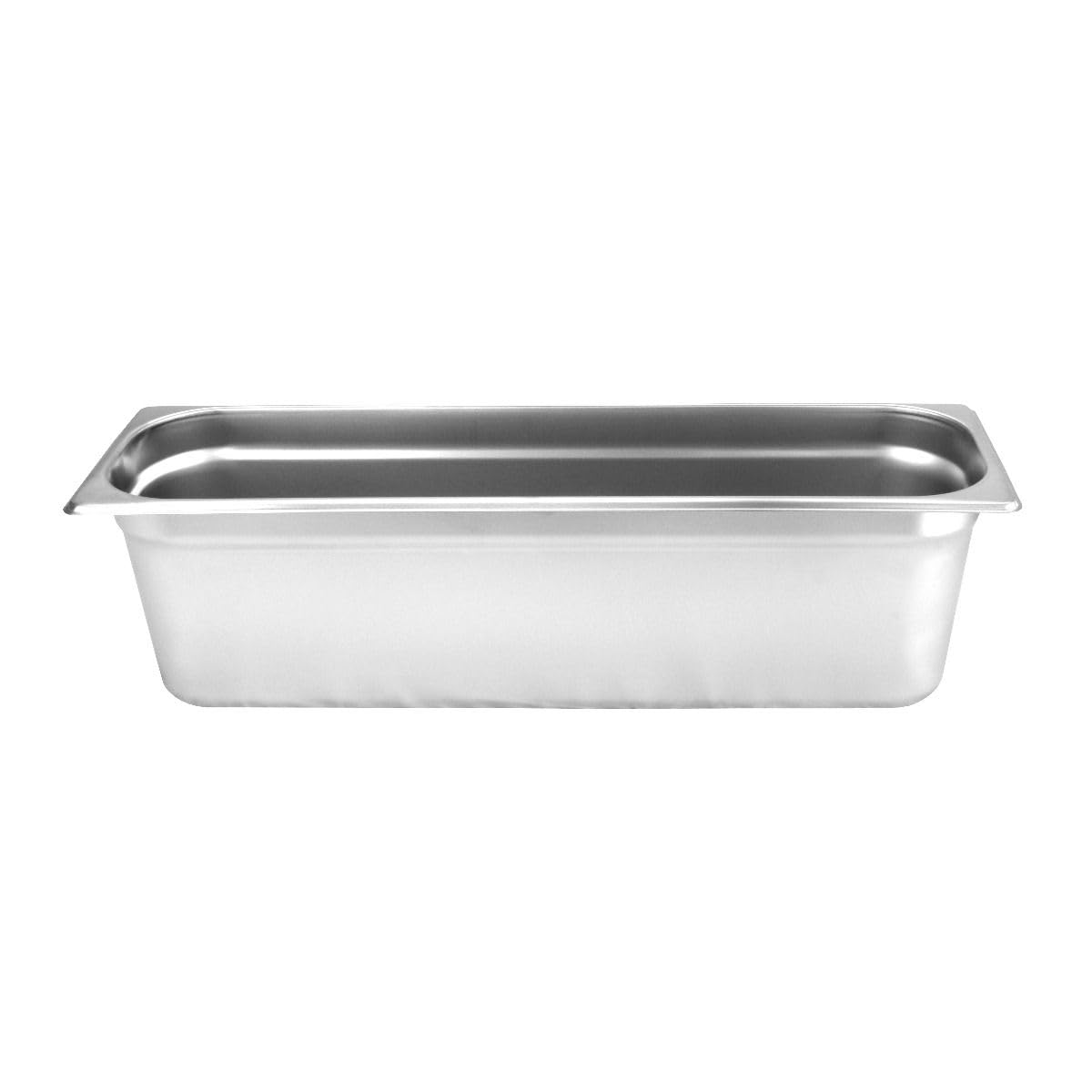 Deep Stainless Steel Anti-Jamming Steam Pan 22 Gauge- Chafing Steam Table Pans Catering Food Storage Metal Pan Hotel Pan for Restaurant Events Catering Use